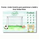 Ver imagem 5 de Edredom Dupla Face Tapete Foto Bebê Mêsversário Futebol Gol