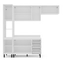 Ver imagem 3 de Cozinha Compacta 250090 4 Peças Amara Branco Politorno Móveis