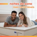 Ver imagem 6 de Cama Box Baú King Probel Molas Ensacadas Pillow Top 193x203x71cm Guarda Costas Genova Branco/Bege