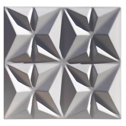 Forma 3D Gesso e Cimento ABS - Cullinans Moderno 50x50 - 3