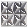 Forma 3D Gesso e Cimento ABS - Cullinans Moderno 50x50 - 3