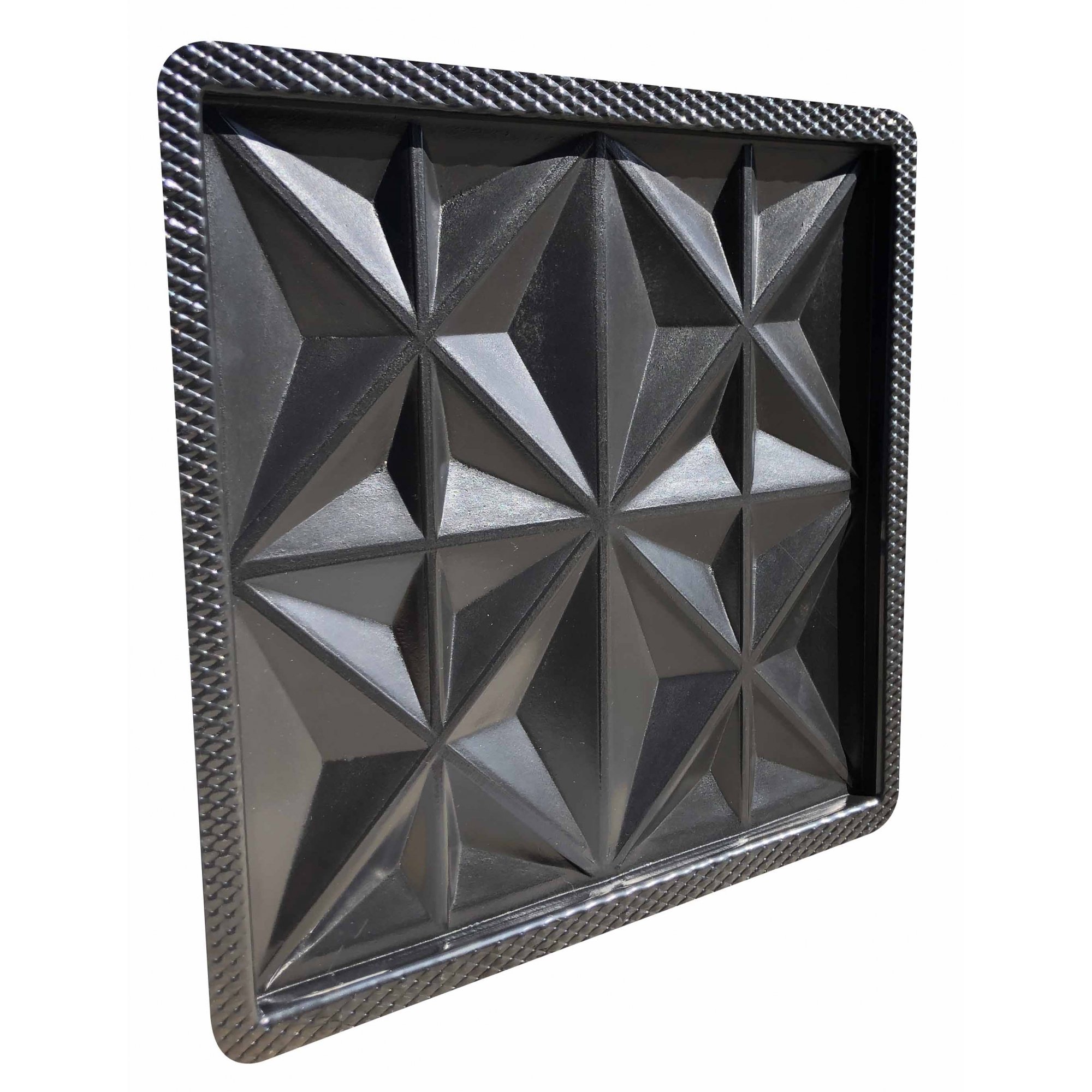 Forma 3D Gesso e Cimento ABS - Cullinans Moderno 50x50 - 4