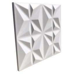 Forma 3D Gesso e Cimento ABS - Cullinans Moderno 50x50 - 5