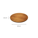 Ver imagem 6 de Prato Giratório Removível para Servir na Mesa 40 Cm Mel