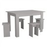 Conjunto Mesa com 4 Bancos Mdp - 2