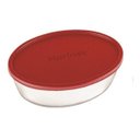 Ver imagem 2 de Conjunto Assadeiras de Vidro Marinex com Tampa 02 Peças