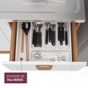 Ver imagem 6 de Cozinha Pérola com Rodapé e Tampo 2 Peças Yescasa Branco/Freijó