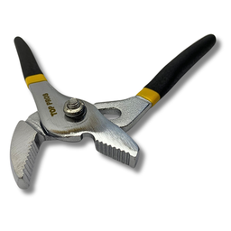 Alicate Bomba D´água 6" Canos Encanador Bico Papagaio Regulável Aço Forjado Cabo Borracha 150mm - 7