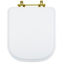 Ver imagem 1 de Assento Sanitário Quadra Branco para Vaso Deca