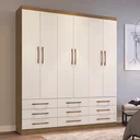 Ver imagem 1 de Guarda-Roupa Casal 6 Portas 9 Gavetas Sevilha 20266 Espresso Móveis
