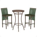 Ver imagem 1 de Mesa Bistro e 2 Banquetas Roma Marrom Corda Náutica 13 Trama Original
