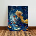 Ver imagem 3 de Kit 3 Quadro Pequeno Principe Placa Decorativa Desenho Tv 28x20cm