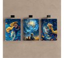 Ver imagem 2 de Kit 3 Quadro Pequeno Principe Placa Decorativa Desenho Tv 28x20cm
