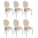Ver imagem 1 de 6 Cadeira Medalhao Madeira Maciça Design Ingles Luxo Poltrona Entalhada Renascentista Natural Ingles