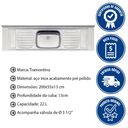 Ver imagem 2 de Pia de Apoio Tramontina Filo 56 Plus em Aço Inox Pré Polido 200x55 Cm 93059507