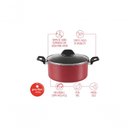 Ver imagem 2 de Caçarola Tampa Garlic Ø 22 X 10 3,4l 22 X 10 3,4l Vermelho Brinox