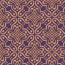 Ver imagem 2 de Papel de Parede Arabesco Roxo e Dourado 1 Arte Destaque 1,50 Metros