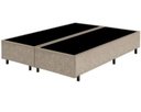 Ver imagem 3 de Base Box Casal Bipartido Suede Bege 28x69x188