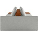 Ver imagem 2 de Sofá Ilha Modular para Sala 312cm com Puff Dublin K01 Linho Cinza Sintético Caramelo - Lyam Decor
