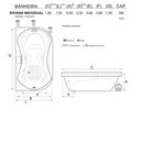 Ver imagem 2 de Banheira Retangular Rayana com Hidro em Acrílico - 127v