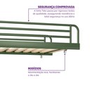 Ver imagem 6 de Treliche em Ferro Aço Carbono Tubular Teko Casatema MadeiraOriginals Verde/Álamo
