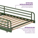 Ver imagem 7 de Treliche em Ferro Aço Carbono Tubular Teko Casatema MadeiraOriginals Verde/Álamo