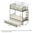 Ver imagem 3 de Treliche em Ferro Aço Carbono Tubular Teko Casatema MadeiraOriginals Verde/Álamo