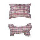 Ver imagem 6 de Cama Pet Onix Médio Quadrada Impermeável: Bella Xadrez Vermelho