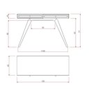 Ver imagem 5 de Escrivaninha Penteadeira Ricco 120 Cm Laca com Madeirado 2 Gavetas Palhinha Verde