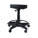 Ver imagem 2 de Cadeira Mocho sem Encosto - Base Preta + Aro Regulagem:preto