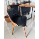 Ver imagem 2 de Cadeira para Sala de Jantar estofada Milão