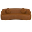 Ver imagem 3 de Sofá 3 Lugares para Sala Living Olimpo 288 Cm M03 Couríssimo Whisky - Lyam Decor