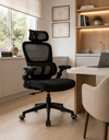Ver imagem 3 de Cadeira Escritório Ergonômica Premium Kazartte - Preta