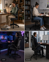 Ver imagem 4 de Cadeira Escritório Ergonômica Premium Kazartte - Preta