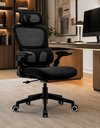 Ver imagem 1 de Cadeira Escritório Ergonômica Premium Kazartte - Preta