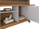 Ver imagem 7 de Estante para TV e Home Theater até 47 Polegadas 160CMX175CM 1 Porta Basculante Taurus Marrom