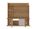 Ver imagem 3 de Estante para TV e Home Theater até 47 Polegadas 160CMX175CM 1 Porta Basculante Taurus Marrom