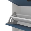 Ver imagem 5 de Sapateira Lisboa com 4 Gavetas 110x92cm Azul/Branco 250690