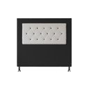 Ver imagem 2 de Cabeceira Casal 1,40m Havana Suede Preto SKY MOBILE