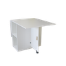 Mesa Dobrável de Costura para Corte e Molde de Tecidos - cód. 704 Klithovit Decor Branco - 3
