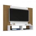 Ver imagem 3 de Painel Ripado para TV até 42 Polegadas 120CMX90CM 2 Nichos Navi Branco