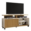 Ver imagem 3 de Rack para TV até 52 Polegadas 136cm 5 Rodízios Topázio Branco