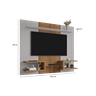 Painel Ripado para Tv até 55 Polegadas Atlas - 4