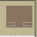 Ver imagem 5 de Painel Ripado para TV até 55 Polegadas 163,2CMX136CM Atlas Branco