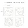 Quadro Decorativos Aplique Infantil Bichinhos Safari Baby - 6