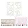Quadro Decorativos Aplique Infantil Bichinhos Safari Baby - 1