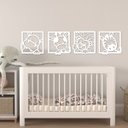 Ver imagem 4 de Quadro Decorativos Aplique Infantil Bichinhos Safari Baby