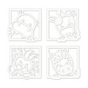 Ver imagem 2 de Quadro Decorativos Aplique Infantil Bichinhos Safari Baby