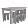 Conjunto Mesa com Nichos e 4 Bancos - 3