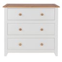 Ver imagem 2 de Cômoda 3 Gavetas Branco